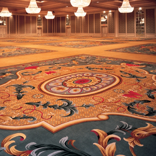 Custom 100% Nylon Printing Carpet Disinfection Sanitizing Carpet Luxury Restaurant Carpet