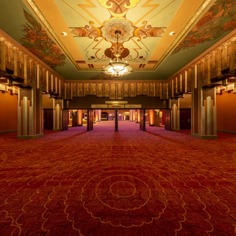 100% Nylon Printed Carpet Disinfection Sanitizing Carpet Luxury Casino Gambling Carpet