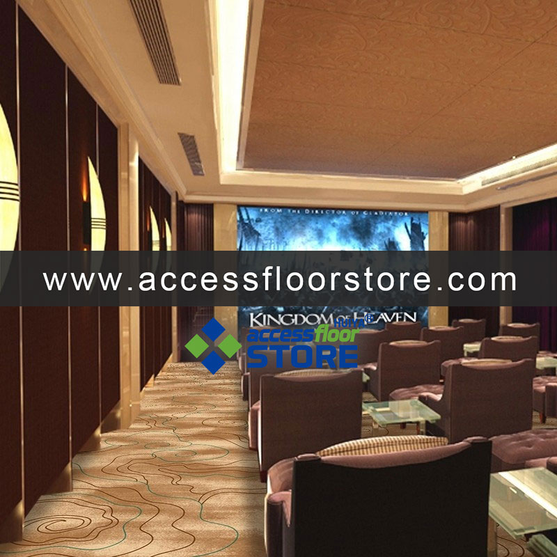 New Design Cinema Theater Carpet Wall to Wall Nylon Printed Carpet Home Theater Carpet