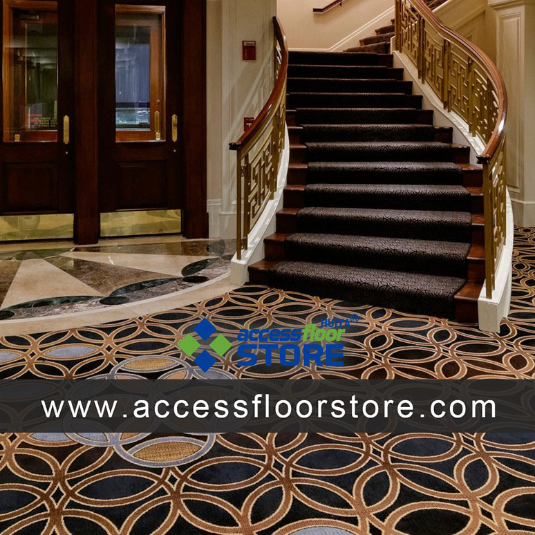 Anti - Slip Luxury Customized Stair Carpet