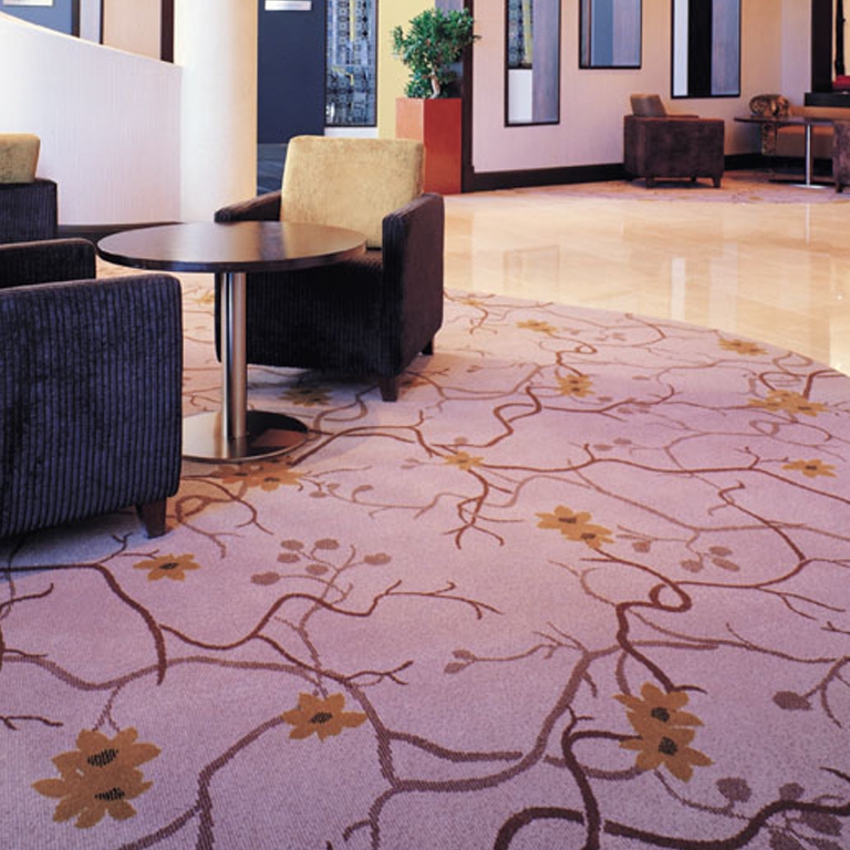 Red and Golden Luxury Palatial Office Buildings Carpets Ground Carpet Palace  Court Floor Decorations Carpet