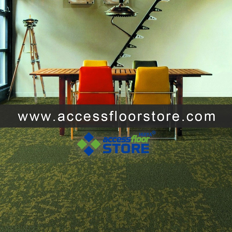 Stocks Fireproof Black and Grey Nylon Plain Carpet Tiles 25x100cm for Office Use New Design Guangzhou Carpet Tiles