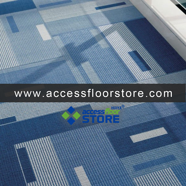 Customized Rubber Backing Commercial Carpet Tiles Woolen Carpet Tiles Lock Together 500 x 500