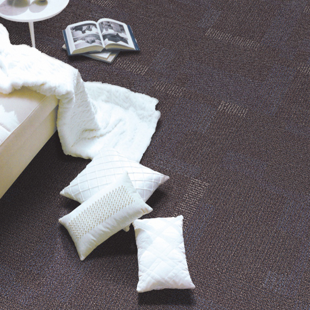 Peel And Stick 100% Nylon Carpet tiles with Self-Adhesive PVC Backing