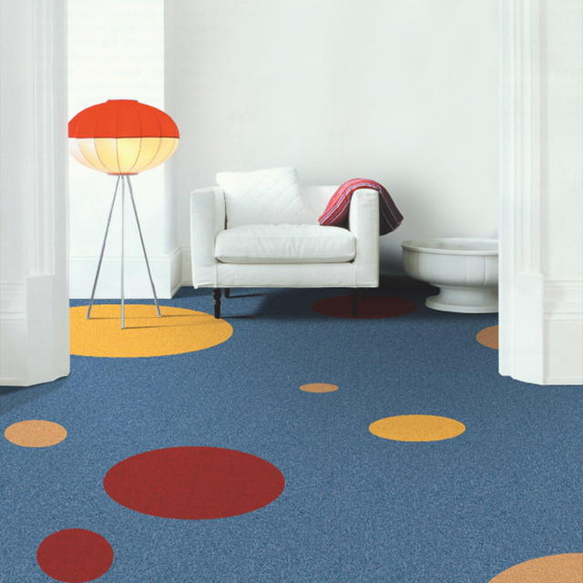 Royal Quality Standard And Delicate Design of ECO-Friendly Commercial Carpet Tiles