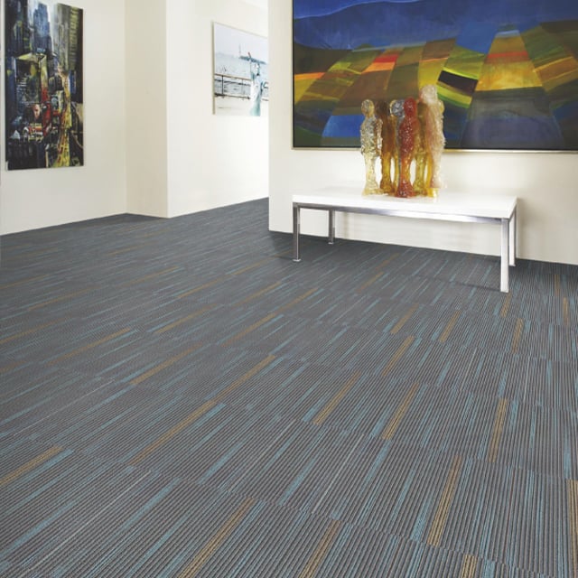 T60 Licorice Teal Maze Carpet Tiles 
