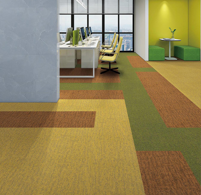 The Distinctive Design of The Commercial Carpet Tiles Create A Great Working Conditions Improve Work Efficiency