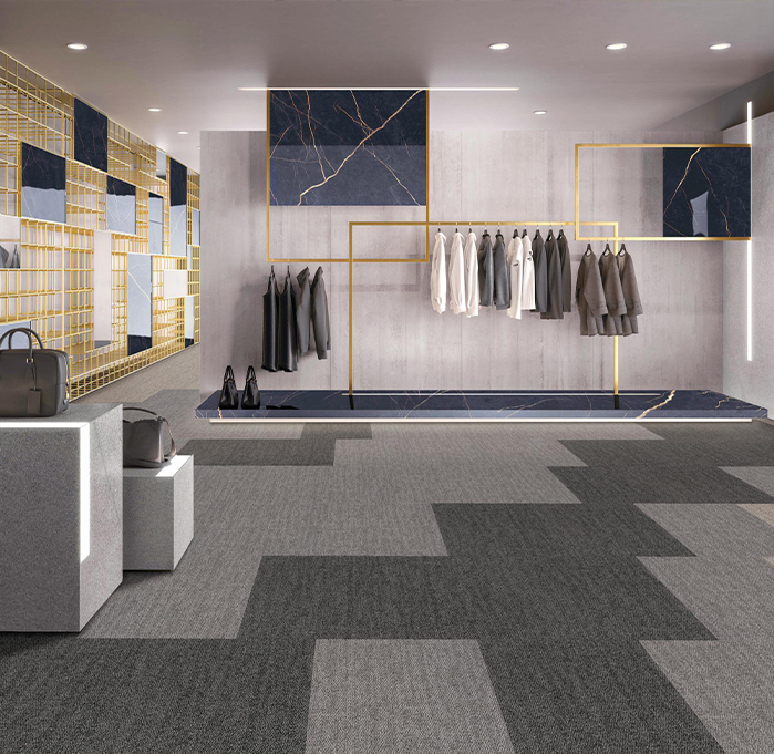 The Latest Design and High Quality of The Commercial Carpet Tiles from Chinese Manufacturer Focuses on Global Supply Chain