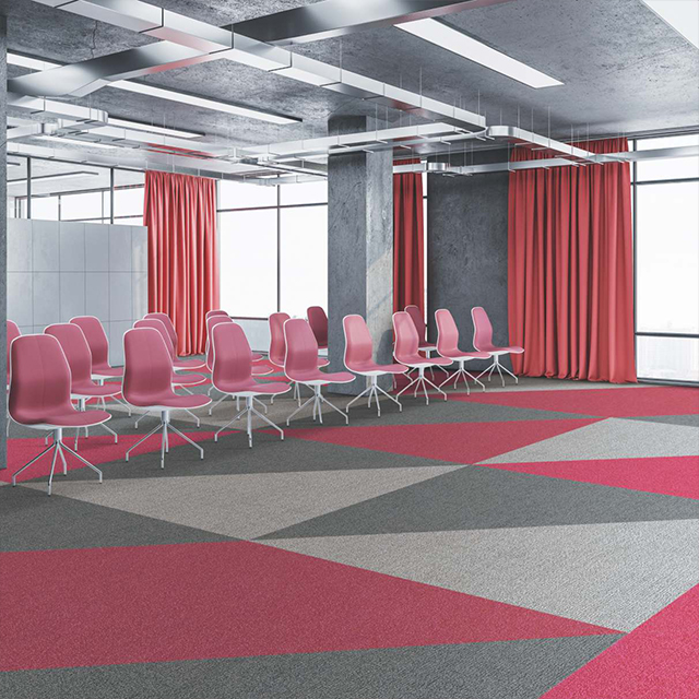 Sales Promotion of Commercial Carpet Tiles Are Suitable for Use in Hotel Office Gym Library Home etc