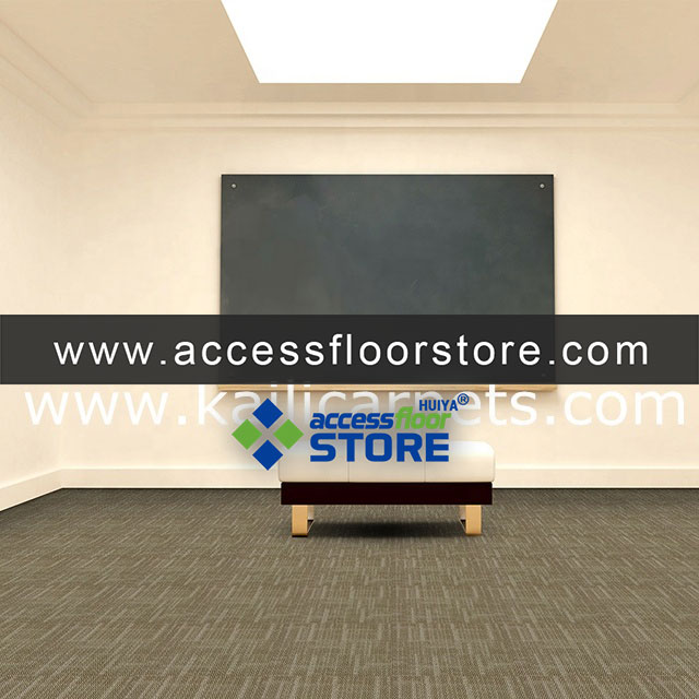 Customized Rubber Backing Commercial Carpet Tiles Lock Together 500 x 500 Floor Office Modular Carpet Tiles