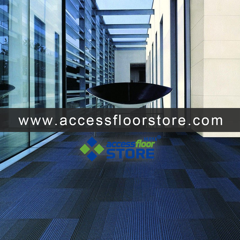 Commercial Colorful Carpet Tiles 50x50 Fire Resistant Office Carpet Tiles