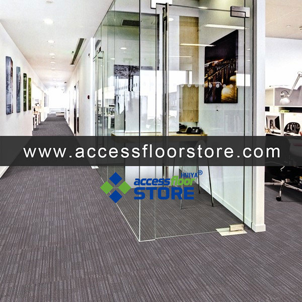 Commercial Office Carpet PVC or Bitumen Backing Carpet Tile