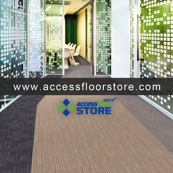 Commercial Office Carpet PVC or Bitumen Backing Carpet Tile