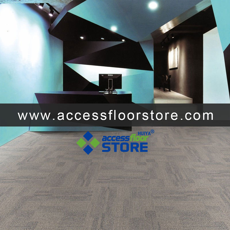 Commercial Office Carpet PVC or Bitumen Backing Carpet Tile