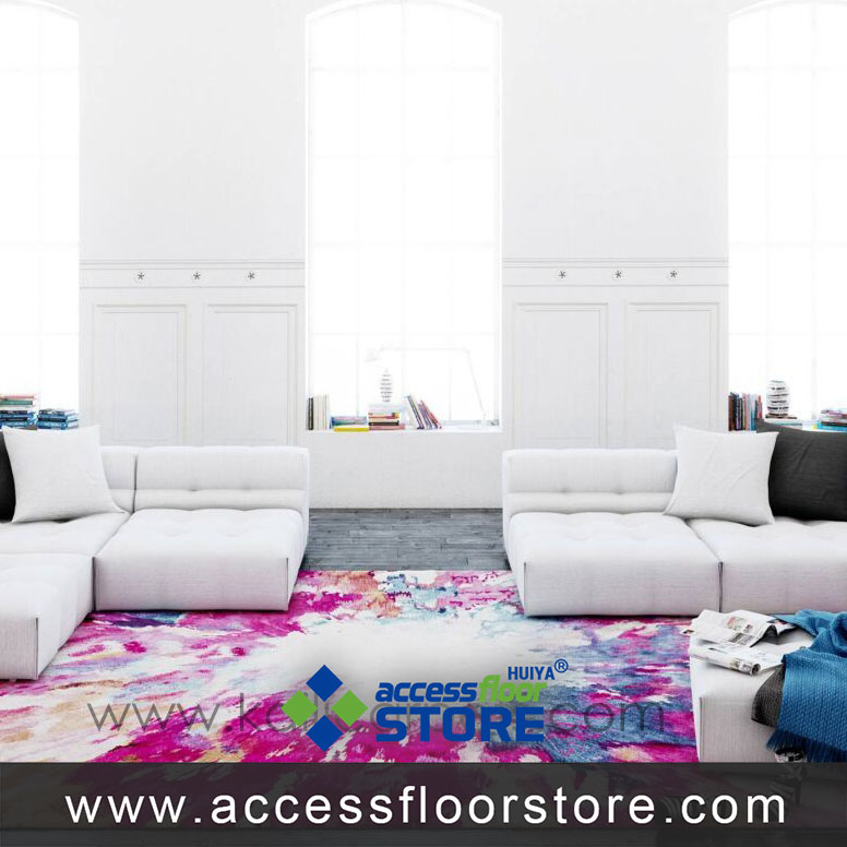 Pink Rug Custom Anti-fire carpet Living Room Area Rug Hand Tufted Carpet
