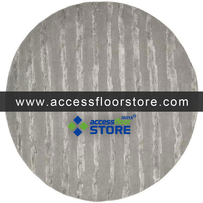 Handmade Stripes Grey New Zealand Wool Rug