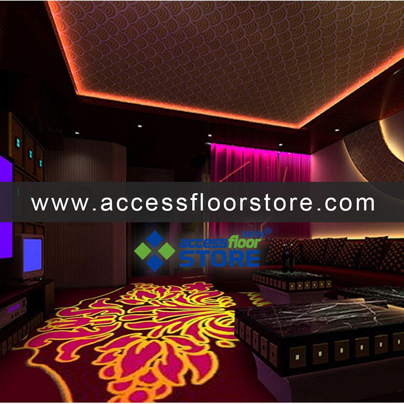 Customized multi colors KTV 3d floor hand tufted carpet