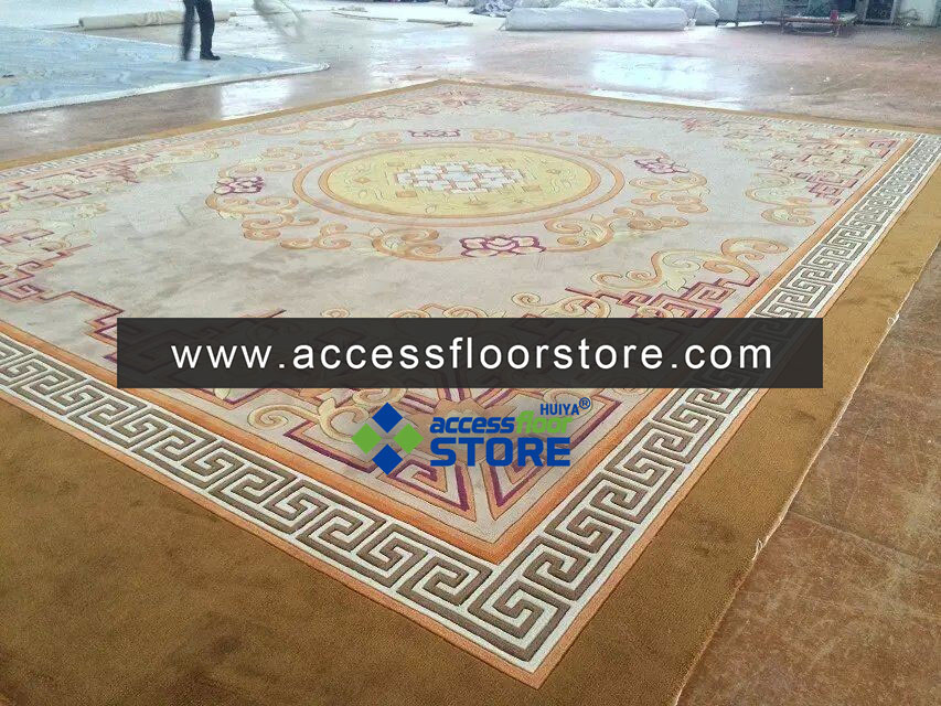 Thick Custom Carpet Rug Handmade Wool or Silk Logo Rugs and Carpets