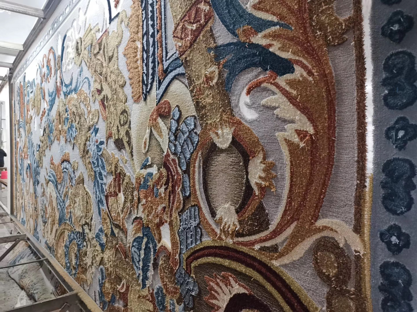 Hand Made Floral Design Area Rugs Beautiful Flower Design Carpet and Soft Rug