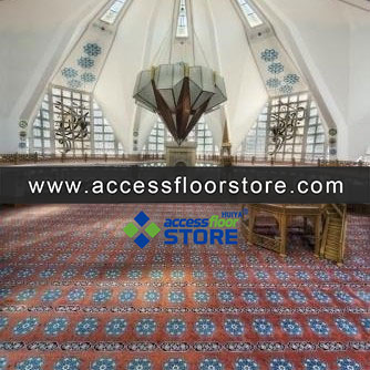 blue colour mosque carpet