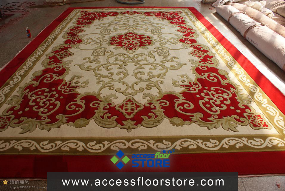 Chinese Traditional Aubusson Rug Tufting Gun Viscose Room Rugs