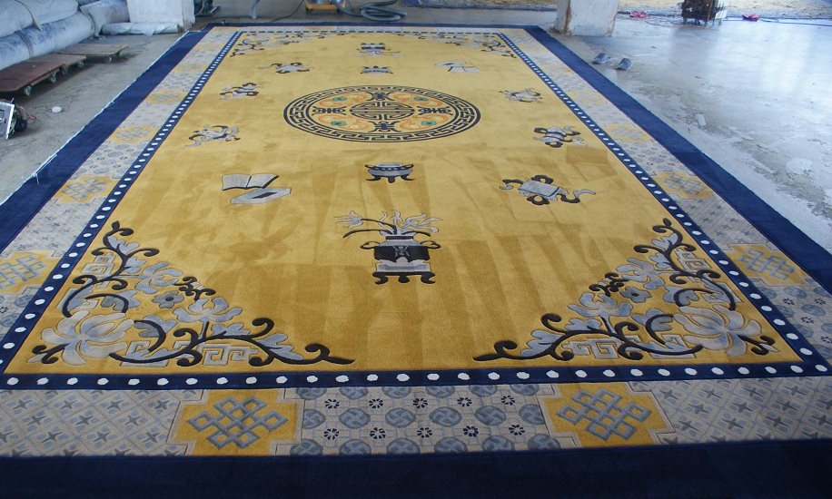 Rug Mat Rattan Handwoven Polypropylene Rugs 100% Silk Carpet