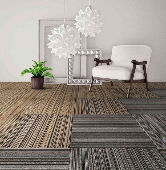 Milliken Printed Commerical Carpet Tile 6 mm Thick Carpet Tiles
