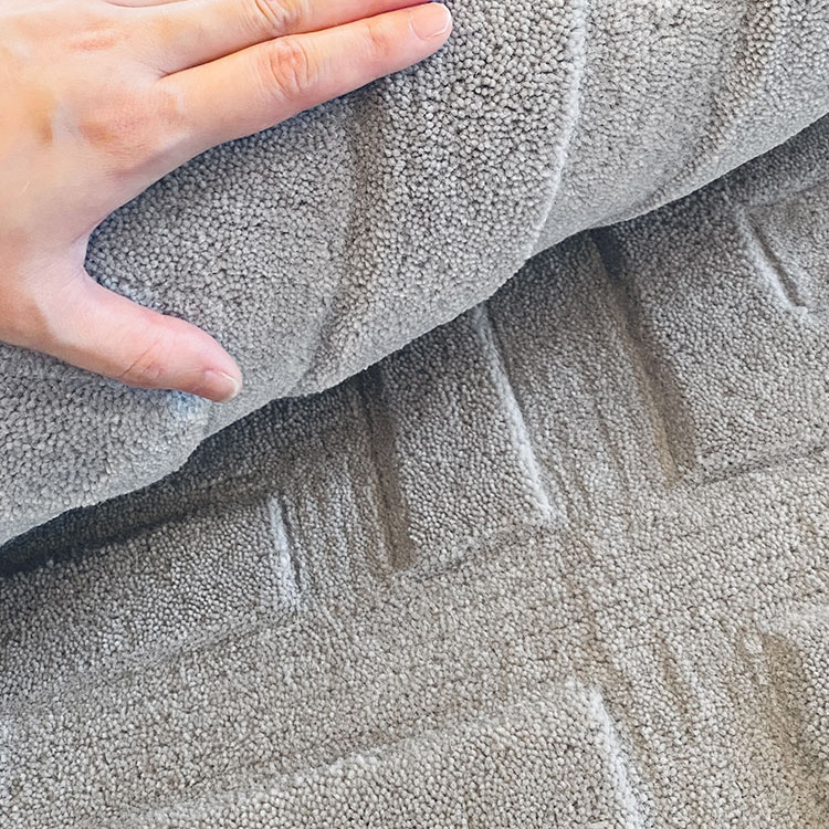 The minimalist light of luxury modern custom room rug mat