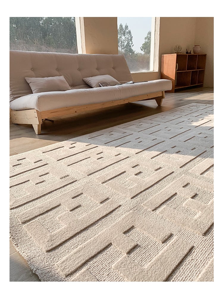 High quality luxury home tufted custom faux fur rug