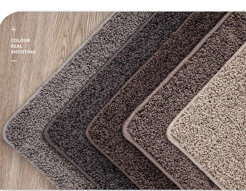 Fluffy high quality polyester designers rugs custom carpet rug for living room bedroom