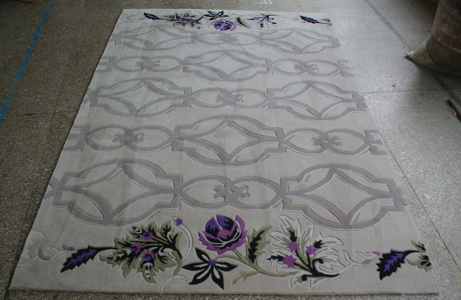 Floral Rug Washable Area Rug Custom Tufted  Prayer Carpet for Sale Modern Nepal Carpet Rug