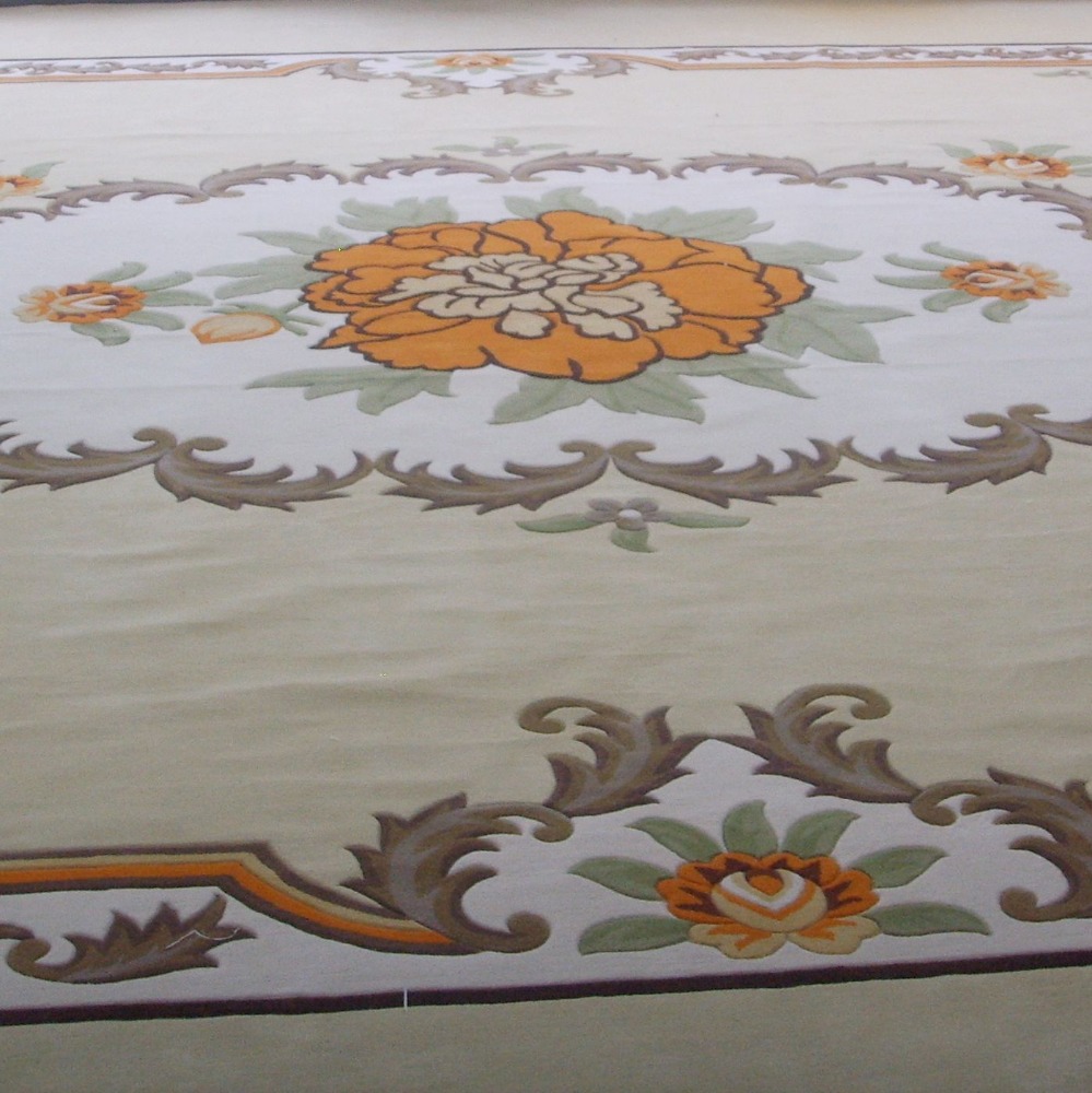 Floral Rug Washable Area Rug Custom Tufted  Prayer Carpet for Sale Modern Nepal Carpet Rug