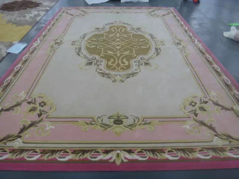 Gunagzhou Commerical Rug Cotton Rug Cloth Hand Tufted Thick Rug Wool Carpets