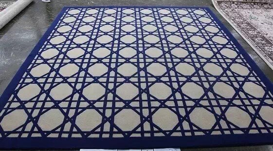 Gunagzhou Commerical Rug Cotton Rug Cloth Hand Tufted Thick Rug Wool Carpets