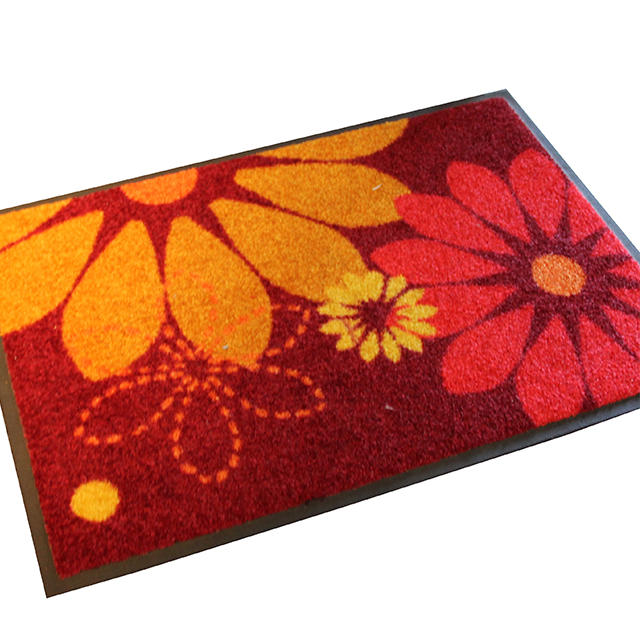 Anti-Slip Highly Absorbent Washable Durable Waterproof Rubber Backing Door Mats Custom Indoor Outdoor Mat