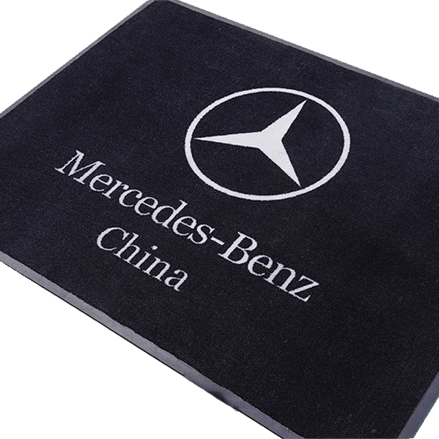 Great Color Fastness High Quality Custom Door Mat Logo Waterabsorbant Carpet Welcome Rubber Door Mat