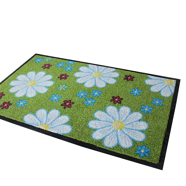 Customize Print Welcome Logo Brand Pattern Durable Hotel Entrance Carpet Coil Pvc Front Door Mat