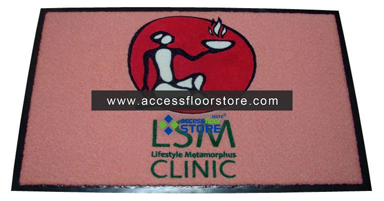 Custom Chinesemat Pink Floor Mats For Restaurant