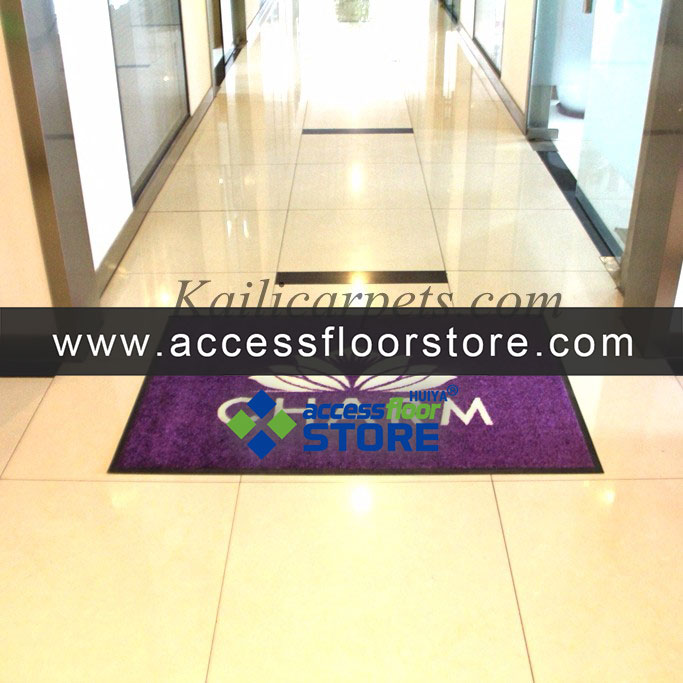 Logo Rubber Kitchen Floor Bathroom Custom Logo Pvc Mats