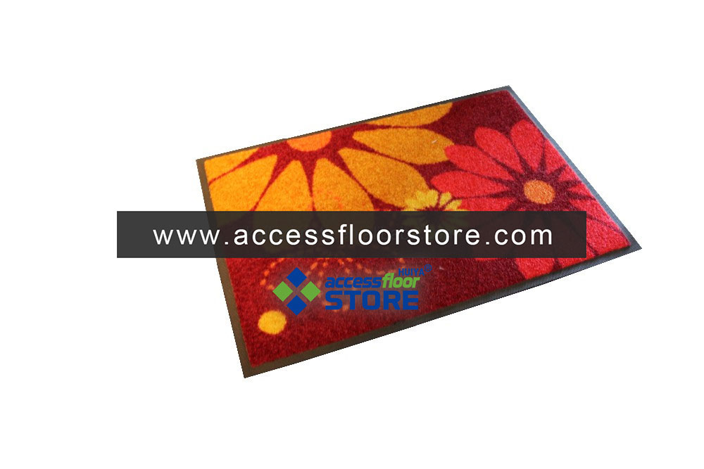 Welcome Rubber Door Dirt Trap Luxury Prayer Mat