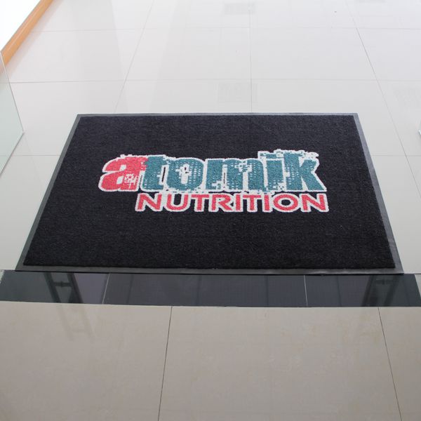 Custom Outdoor Rubber Front Door Mats Personalized Design Logo Mat