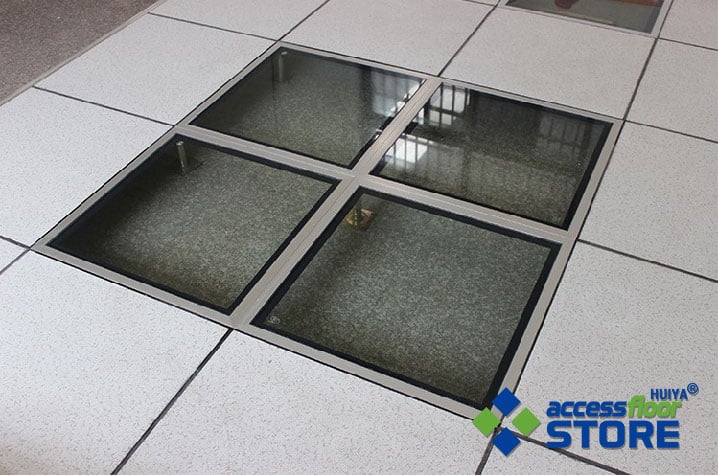 Huiya Glass Raised Floor System