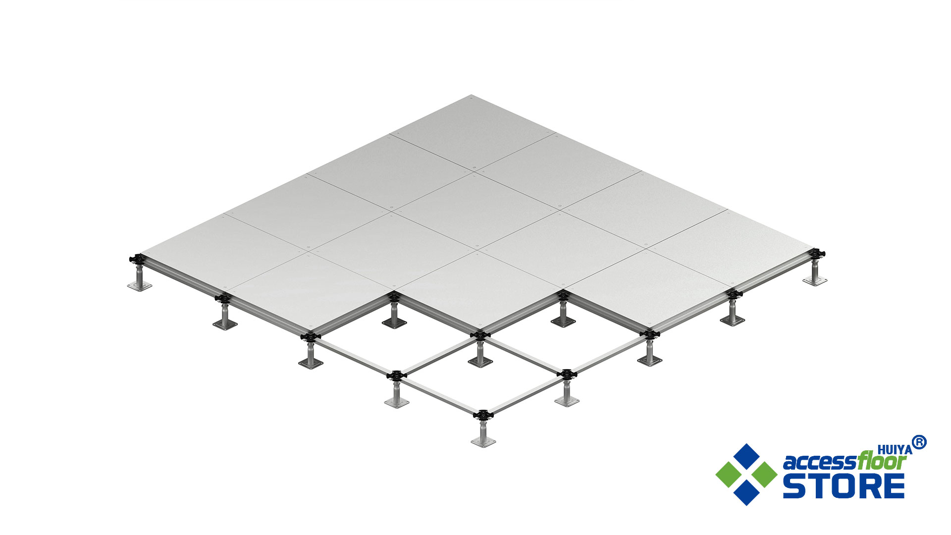 Encapsulated Galvanised Steel (Calcium Sulphate) Raised Floor Pedestal