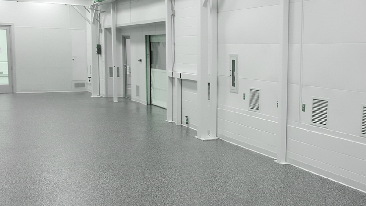 Clean Room Flooring - Nonflammable Epoxy Terrazzo Floor