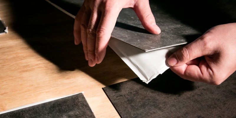 Self Adhesive Vinyl Floor Tiles, How To Lay Stick Down Vinyl Tiles