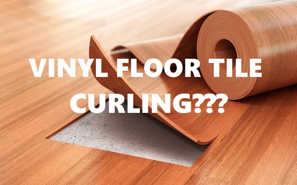 Curling Self Adhesive Vinyl Floor Tiles