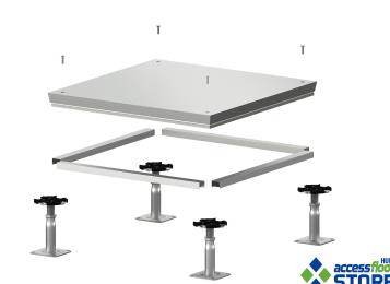 Huiya Encapsulated Galvanised Steel Calcium Sulphate Raised Floor Load Capacity & Deflection Test