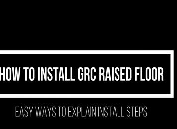 How To Install GRC Raised Floor - Huiya Glassfibre Reinforced Concrete Access Floor System Installation