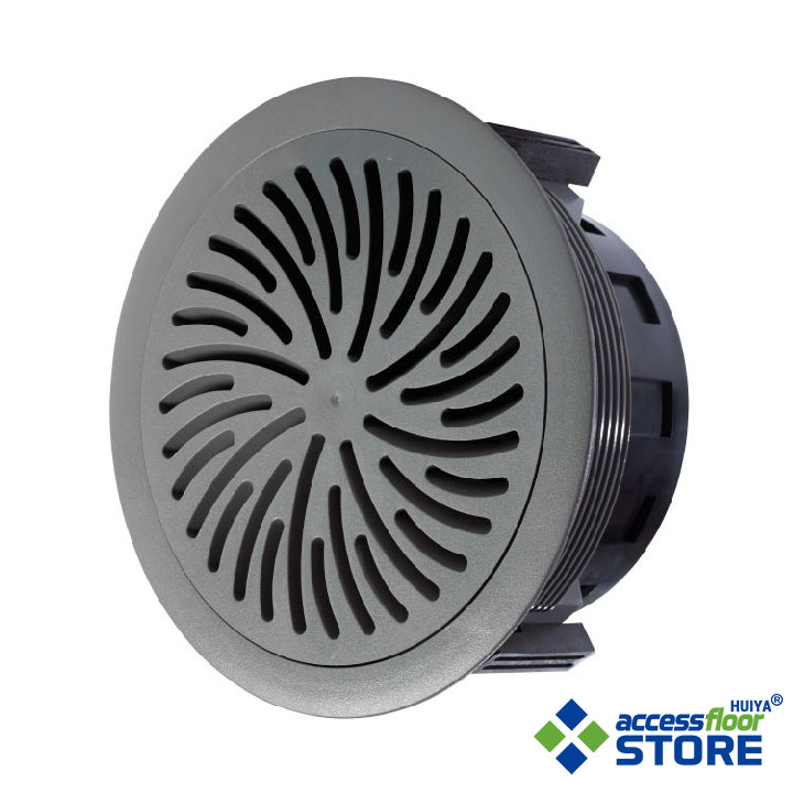 Round Floor Air Diffuser - Huiya Raised Floor Swirl Diffuser.jpg