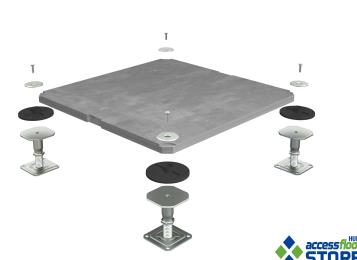 Concrete (GRC) Raised Floor Panels Features & Applications: Best Place To Install Concrete Access Floor Tiles